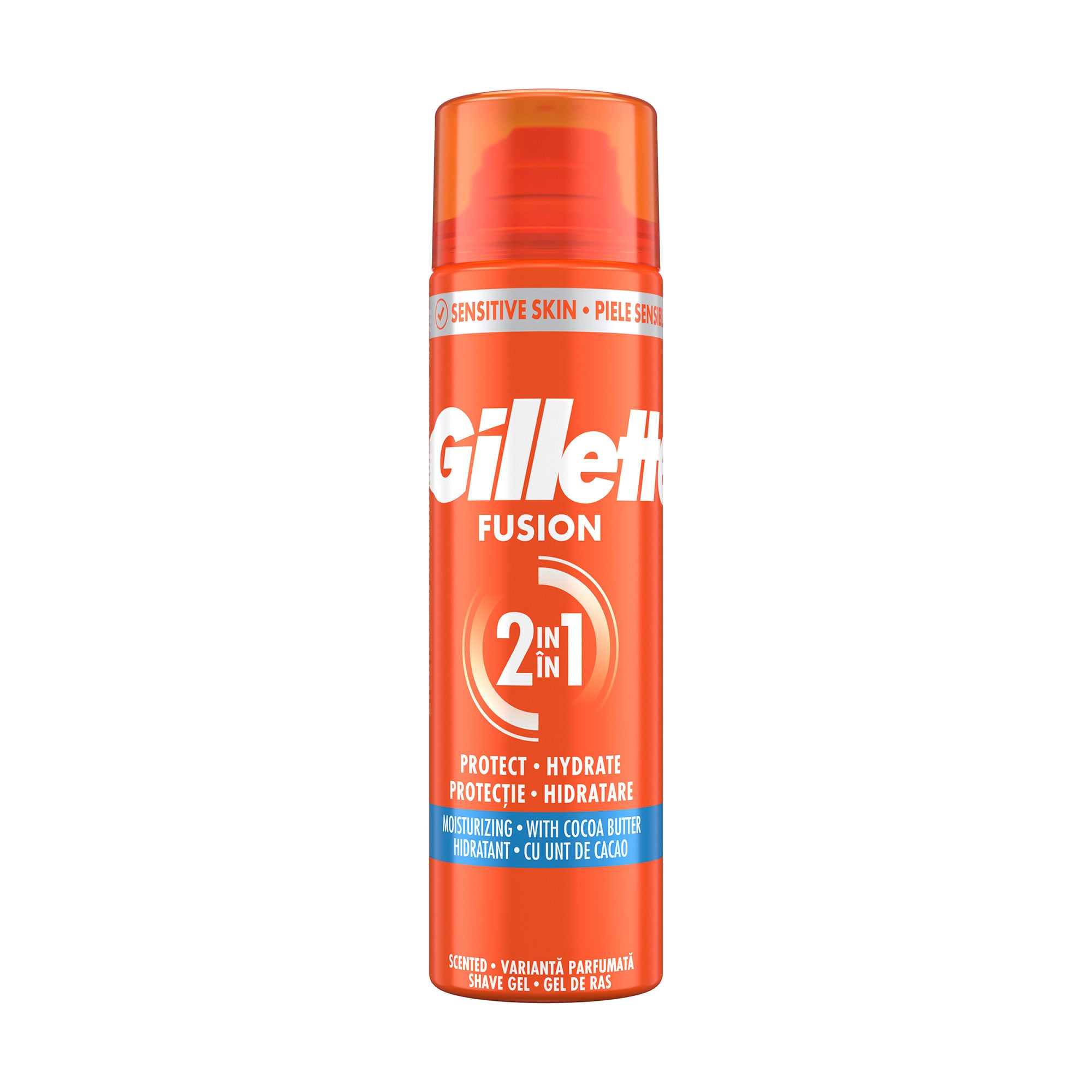Гель для гоління Gillette Fusion Зволоження, 200 мл